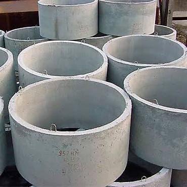 опалубка для септика: Железобетонные кольца для колодцев и септиков - Материал: тяжелый — 1