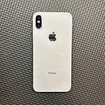 а 10 с: IPhone X, Б/у, 64 ГБ, Серебристый, 100 % — 1