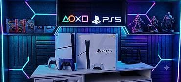 изогнутый телевизор: Sony PlayStation 5 Slim с дисководом - Объем памяти: 1 ТБ - В — 2