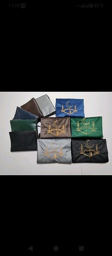 ковры китайские: Жайнамаз, Дорожный/складной, цвет - Черный — 2