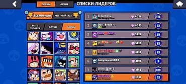 alien stage: Аккаунт Brawl Stars - Кубки: 34 807 (рекорд 34 812) - Путь к славе — 8
