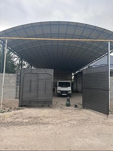 Строительные растворы и добавки: Навес, Арочный, Металл, Профнастил, Новый, Установка — 2