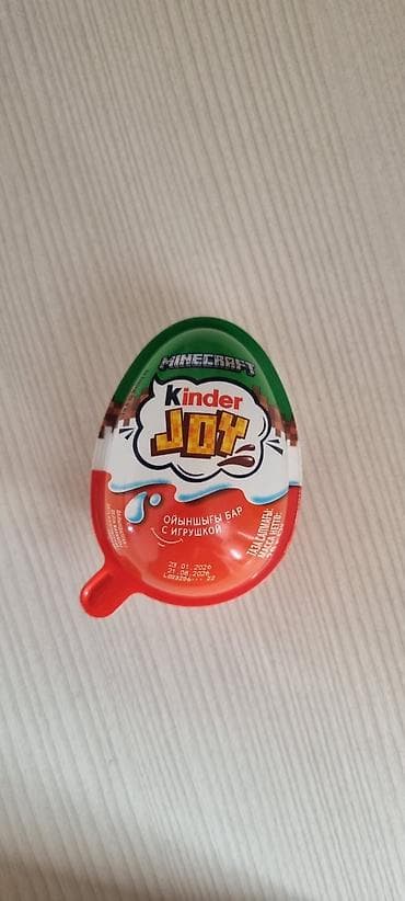 киндер joy: Kinder Joy Minecraft — шоколадное яйцо-сюрприз. - Коллаборация с — 1