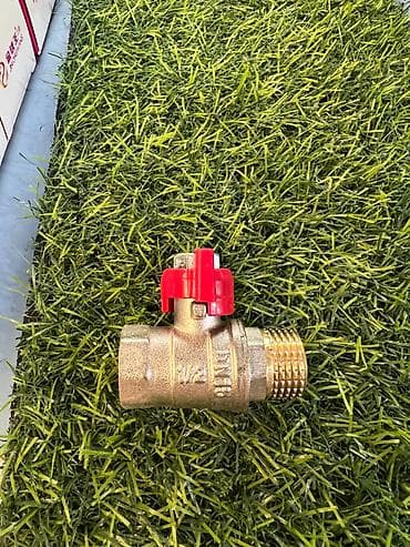 Шаровой кран 1/2" (DN15) с «бабочкой» - Тип: шаровый запорный кран -