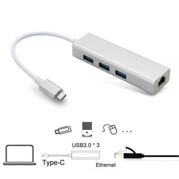 сетевой кабель от роутера к компьютеру купить: Type-c адаптер Type-C to RJ45, USB3.0 Высококачественный сетевой — 4