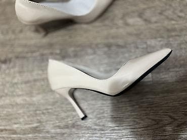 pull and beer: Лодочки-туфли на шпильке, бежевые (нюд) Идеально сочетаются с деловыми — 1