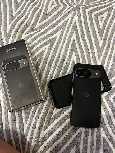 Google Pixel 9, Б/у, 128 ГБ, цвет - Черный, 1 SIM