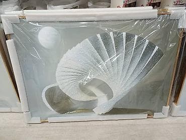 три д очки: Настенная картина на стекле с 3D-эффектом - Сюжет: абстрактная — 1