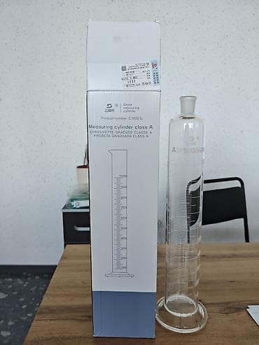 Мерный цилиндр стеклянный, класс A, 1000 мл - Тип: Glass measuring — 1