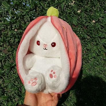 Дышащий и светящийся зайчик. Плюш ультрамягкий, тактильно приятный, с