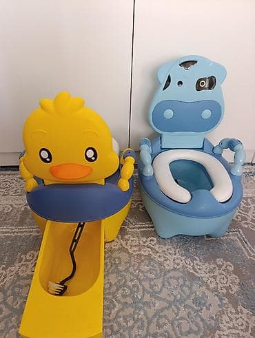 Детские горшки и писсуары с мультяшным дизайном - Разные модели