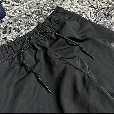 штаны в клетку: Мужские брюки, L, Nike, Б/у, цвет - Черный, Самовывоз, Платная доставка — 3