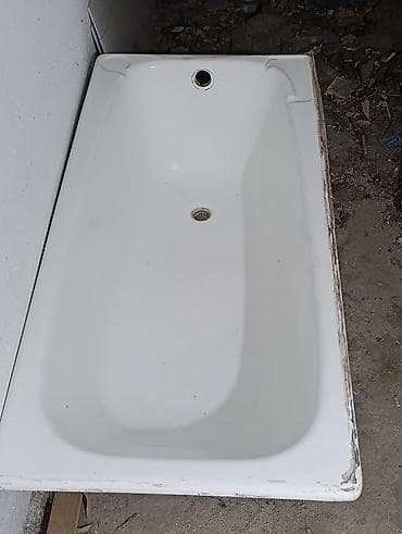 Акриловая ванна прямоугольной формы - Материал: акрил (гладкое белое