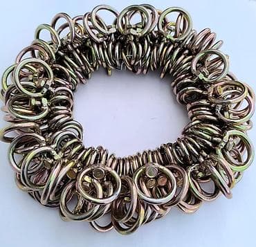 пл: Металлические поворотные кольца-скобы (D-ring с проушиной) - Тип — 1