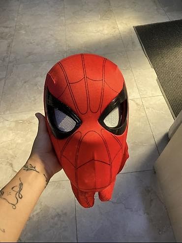 костюмы для аниматоров: Маска «человека паука» с подсветкой глаз - Тематическая маска — 3