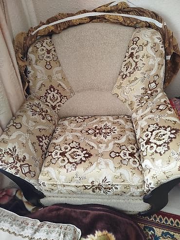 шторы красивые: Комплект мягкой мебели, цвет - Бежевый — 2