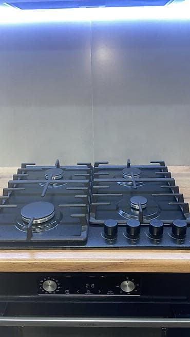 t 4: Газовая печь, Gorenje, Новый, Встраиваемая, цвет - Черный — 4