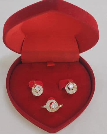 свадебные наборы ручной: Серебро пробы 925 напыление золотом Качество отличное не чернеет — 1