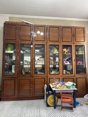 дешёвые шкафы: Сервант, Б/у, Дерево — 4