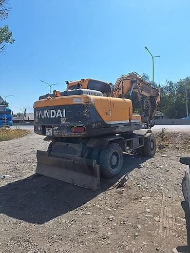 Экскаватор, Hyundai, Колесный