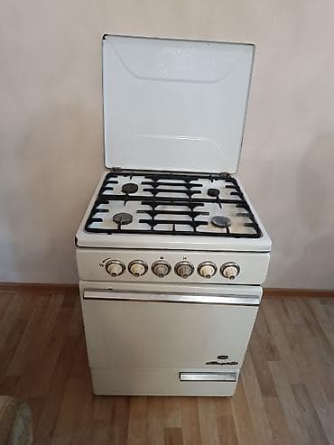 Компрессоры: Газовая плита с духовкой - Формат: напольная, классическая стальная — 1