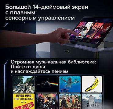 караоке микрофон с колонкой: Портативная колонка караоке система с двумя микрофонами, сенсорным — 10