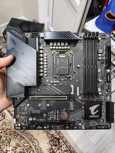 Материнская плата, Б/у, Gigabyte, LGA1200, Micro-ATX, Для ПК