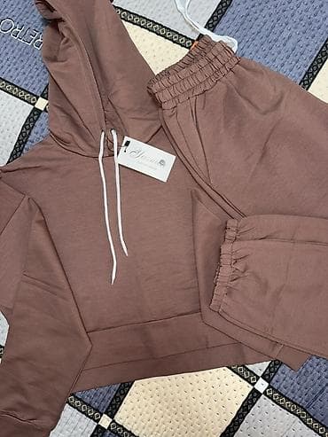 брюки лосины с: Спортивный костюм, Худи, Made in KG, S, M — 1