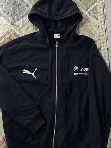 Мужская толстовка, M, Puma, Новый, цвет - Синий, Самовывоз — 1