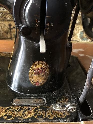 Стационарные телефоны: Механическая швейная машина ПМЗ (Подольский механический завод) в — 3