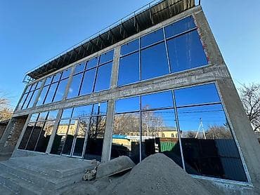 алюминиевые перегородки: Алюминиевое окно на заказ, Тип окна: Панорамные, Декоративные особенности: Другие особенности, Платная установка, В рассрочку — 1