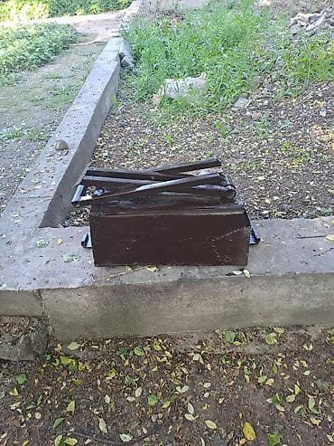 ешик темир: Продаю мангал, складной железо толщина 1мм размер ширина 29см на — 5