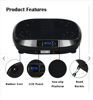 антенны для рации: Тренажер виброплиты Buletooth Fitness для тренировки всего тела — 4