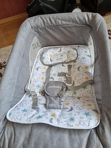 новорожден: Электрокачели-шезлонг Coolbaby для новорождённых (0+) - 5 режимов — 2