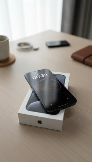 телефон рассрочка айфон: IPhone 15 Pro, Б/у, 256 ГБ, Blue Titanium, Коробка, 81 % — 1