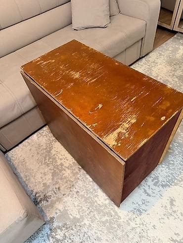 Офис эмереги: Ашкана үстөлү жана отургуч, түсү - Күрөң — 2