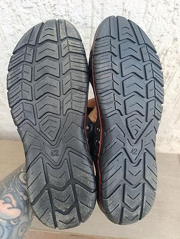 шлепки черные: Мужские сандалии, размер 42. - Цвет: темно‑синий (верх), черная — 3