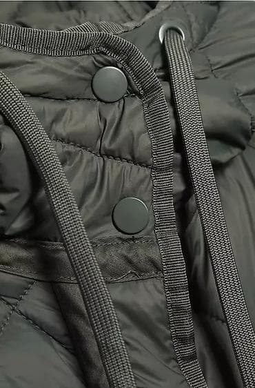 smart sensor: Пальто, Осень-весна, Стеганый, Длинная модель, С капюшоном, M, L — 3