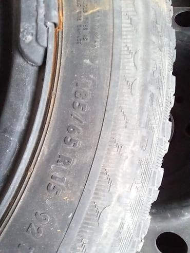 Диски: Колеса в сборе 185 / 65 / R 15, Зимняя шипованная, Б/у, Комплект, Легковые, Железные, отверстий - 4 — 2