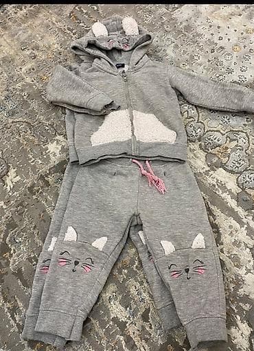 Жынсылар жана шымдар: Комплект, түсү - Боз — 1