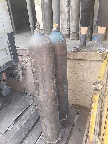 Дом и сад: Промышленный газовый баллон, Объем баллона: 40 л, Применение: Сварка и резка — 1