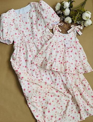 безрукавка женские: 🌸 Family look: мама + дочка 🌸 Нежные платья в цветочный принт — — 5