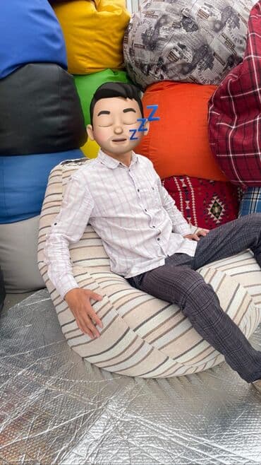 туалетный столик с подсветкой бишкек: Бинбэг, Новый, Платная доставка, цвет - Синий — 14