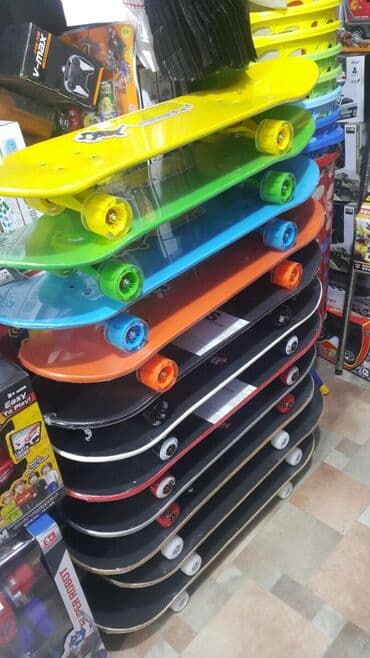 Скейтборды в наличии и выше