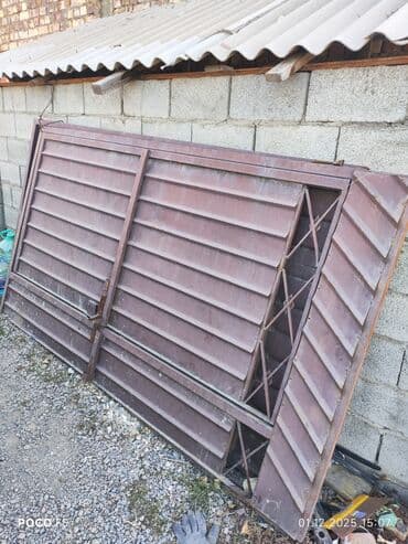 двухъярусные кровати детский: Металлические ворота из профилированного листа с вентиляционными — 3