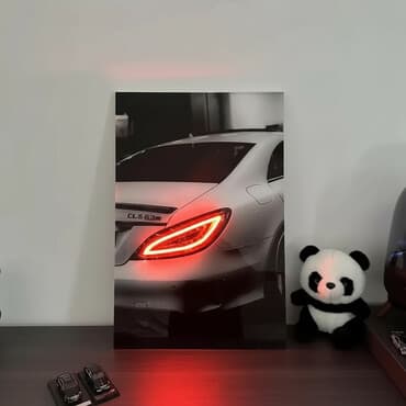 Подставки и держатели для книг: Светящиеся картины с автомобилями - Панно с изображениями Mercedes — 2