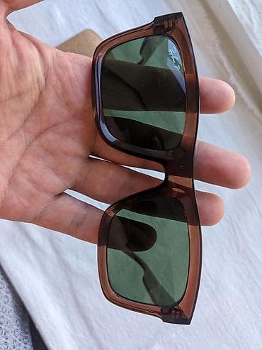 Аксессуары: Солнцезащитные очки очки, Ray-Ban, Унисекс, Прямоугольные, Линзы антибликовые, Линзы поляризованные, Оригинал, Б/у — 5