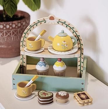 сах: Деревянный игровой набор «Кухонный миксер» Стильная и экологичная — 10