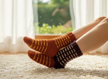 продаю в связи с переездом: Вязаные носки женские, мужские, подростковые, детские. - Ручная — 1