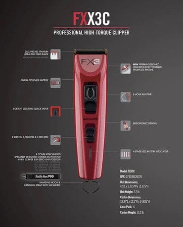 ноутбуки apple цена в бишкеке: BABYLISS PRO. Машинка для стрижки с высоким крутящим — 4